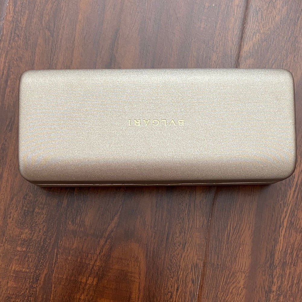 Bvlgari Gold Eyewear Case